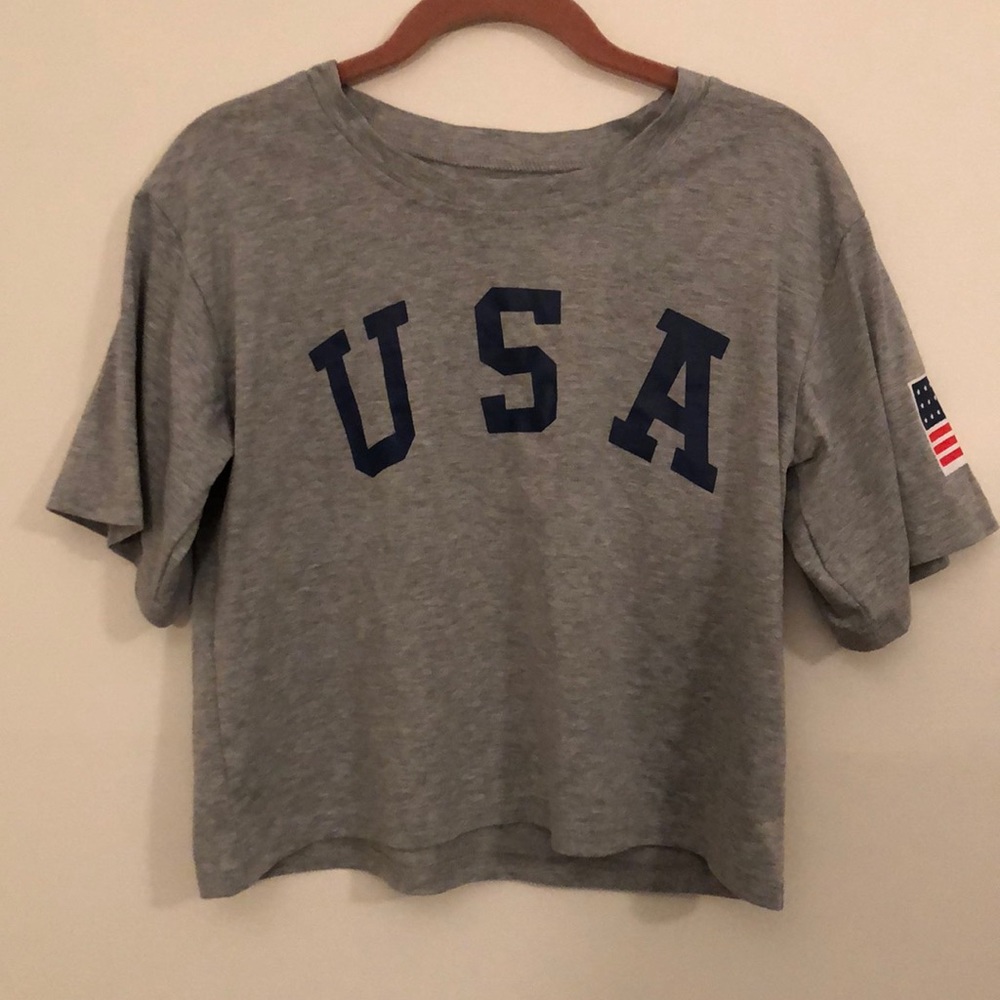 USA crop top